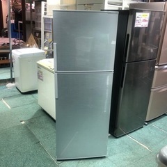 【リサイクルサービス八光　田上店　安心の3か月保証　配達・設置OK】シャープ SHARP SJ-23A-S [冷蔵庫 （225L・右開き） 2ドア シルバー系]