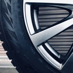 冬タイヤ 205/55R16 PCD112アルミホイール付きスタッドレス バリ山バリ溝4本組の画像
