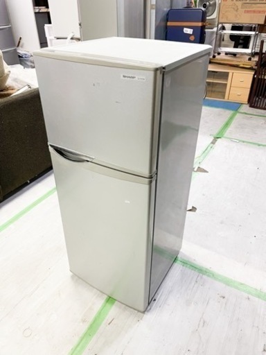2012年製SHARP 2ドア冷蔵庫SJ-H12W-S