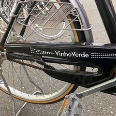 26インチ 自転車 ママチャリ シティサイクル ブラック 黒 No.308 ※現金、クレジット、スマホ決済対応※の画像