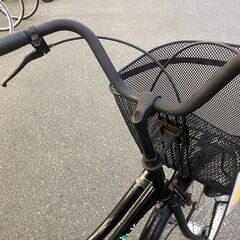 26インチ 自転車 ママチャリ シティサイクル ブラック 黒 No.324 ※現金、クレジット、スマホ決済対応※の画像