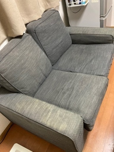 受け渡し者決定　　(引き取り限定) IKEA KIVIK シーヴィク 2人掛けコンパクトソファ