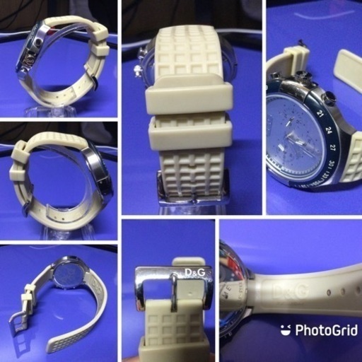 ★早い者勝ちSALE！★ドルガバ クロノグラフ ラバーベルト 腕時計