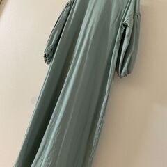 【お値下げ】着物リメイク　たっぷりフレアロングワンピース　マキシ...