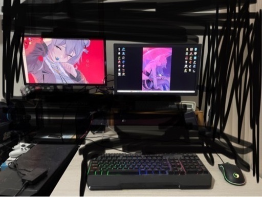 モニター　自作ディスクトップpc