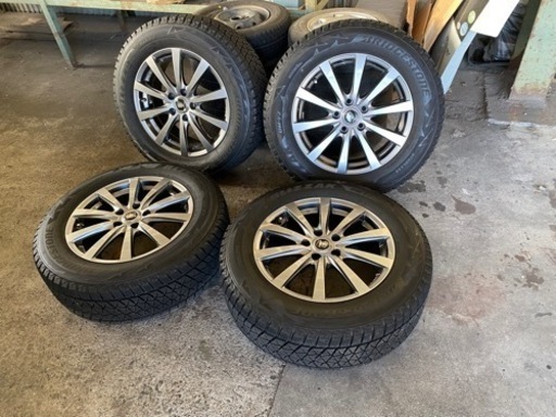 【バリ溝、美品】スタッドレスホイール
