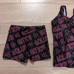 アクラブスイミングスクールの女子用水着(140cm)