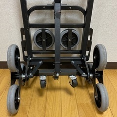 キャリーカート 台車 折りたたみタイプ 階段 ハンドトラック 運搬用 業務用 3輪階段車 静音 耐荷重150kg の画像