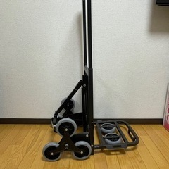 キャリーカート 台車 折りたたみタイプ 階段 ハンドトラック 運搬用 業務用 3輪階段車 静音 耐荷重150kg の画像