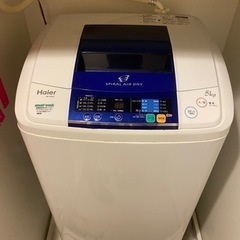 洗濯機　0円【受け渡し先決定】