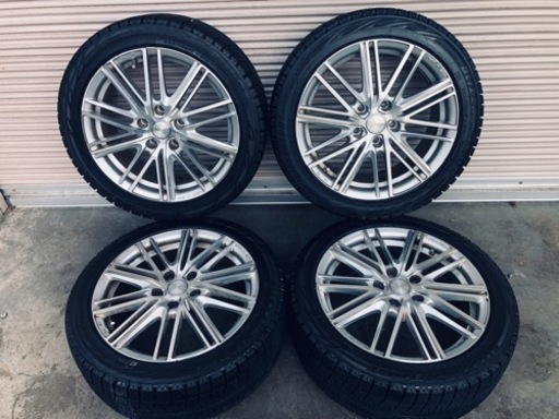 冬タイヤ 225/45R17 PCD114アルミ付スタッドレス 4本組