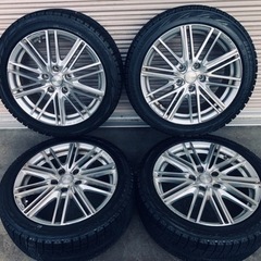 冬タイヤ 225/45R17 PCD114アルミ付スタッドレス 4本組