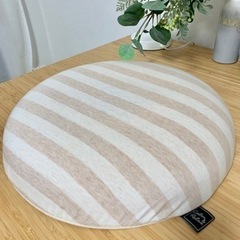 【相談中】円座クッション　ホワイト　ベージュの画像