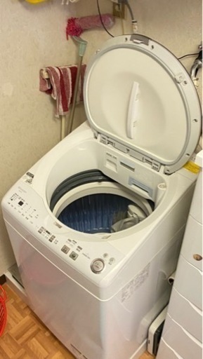 引取り限定 ES TX71 シャープ SHARP 洗濯機 90L