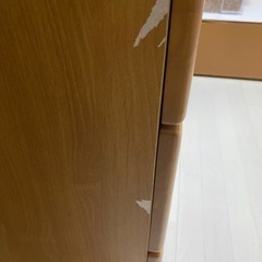 値下げ　タンス　チェスト　中古　茶色　衣類収納の画像