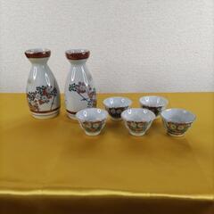 【未使用品】九谷焼　徳利2客　盃5客セット