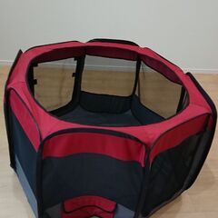 ペットサークル 赤