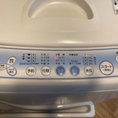 頑張ってくれた洗濯機の画像