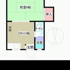 1DK.生活保護・保証人無し・2名入居可!!【6月無料】生活便利!!残り1部屋!!早い物勝ち!!敷金・礼金・保証人無・手数料ゼロ!【小倉北区日明3丁目】 − 福岡県