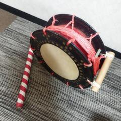 【値下げしました！】エイサー太鼓　大小各一個の画像