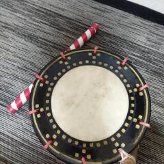 【値下げしました！】エイサー太鼓　大小各一個の画像
