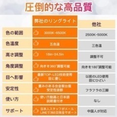 LED　リングライト　Evershop　女優ライト　【50段階調光】の画像