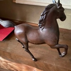 アンティークな馬の置物の画像