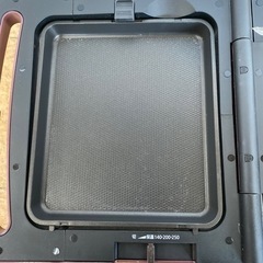 1つで何役も‼️お料理も楽々 アイリスオーヤマ 両面ホットプレートの画像