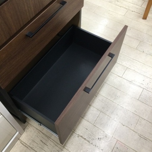 【✨オシャレデザイン❗️アイアン❗️ブラウン❗️リビング OK❗️✨】定価¥20,620 2面食器棚 