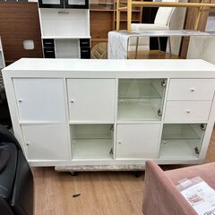 IKEA 収納棚 シェルフ カラックス 引き出し 扉付き  💳自...