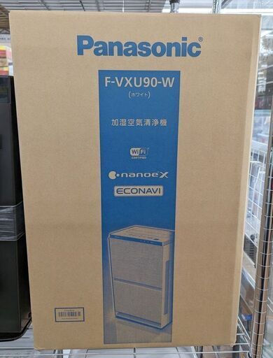 Panasonic 加湿空気清浄機 F-VXU90-W 2021年発売モデル 未使用品 ag-ad034