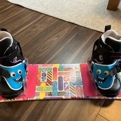 キッズ スノーボード90cm、ビンディング、ブーツ18.5cm 3点セット バートン