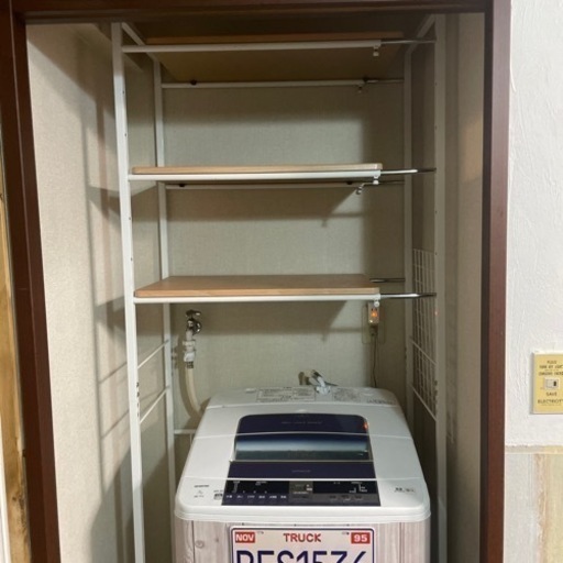 ランドリーラック　ナチュラルオーク　楽天購入品