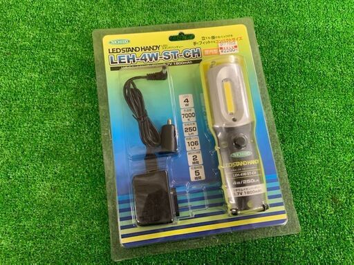 日動工業　充電式LEDハンディーライト　LEH-4W-ST-CH【未使用品】