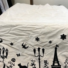 こたつテーブル、布団セットの画像