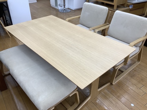 【値下げしました！】無印良品　ダイニング4点セット　リビングでもダイニングでもシリーズ