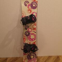 K2スノーボード板 + バインディング 140cm lady's