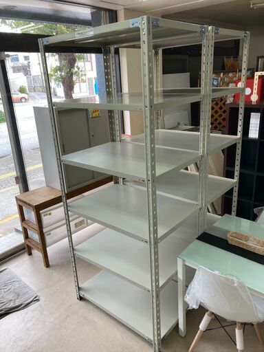 プラス製　軽量ラック　６段　中古品