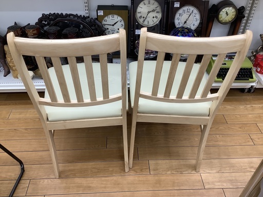 関家具　ダイニング5点セット　DT120 天板キズ.ヨゴレ　イス破れ、状態難有　トロッコ