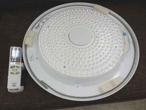 LED シーリングライト 12畳 2017年製 日立 HITACHI LEC-AH1200F 調光・調色 連続調光 タイマー付 リモコ
