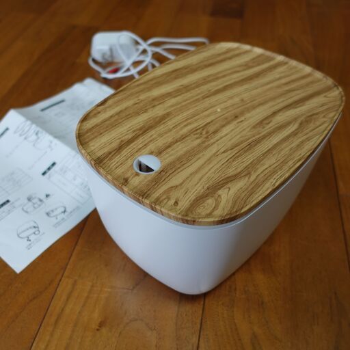 交渉中　　【完売品】超音波式ボックス型加湿器 3段階調整 ミストモード 1.8L  次亜塩素酸対応 [説明書付き]