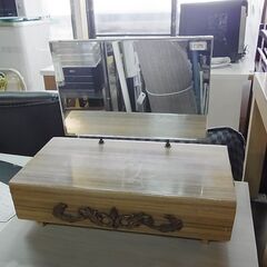 セール中につき、通常特価3,278円より30％引きの2,294円!　レトロ　卓上鏡　ミニ　和風　引き出し付き　卓上ドレッサー　和鏡台　姫鏡台の画像