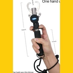 【新品】フィッシュグリップ　魚掴み　計量器機能　ケース付