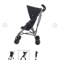 ベビーカー　B型 未使用　フロントガード付きの画像