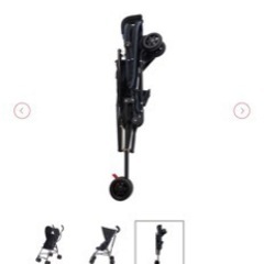 ベビーカー　B型 未使用　フロントガード付きの画像