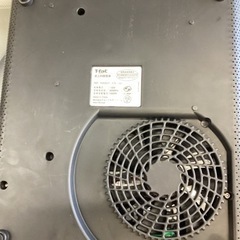 万代店　T-fal 1400W タイマー付き　高火力　IH調理器具　セラミックガラスの画像