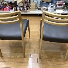 【値下げしました！】ダイニング5点セット　筑波産商　ナチュラル×ブラック