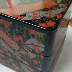 重箱　三段　13センチ角　の画像