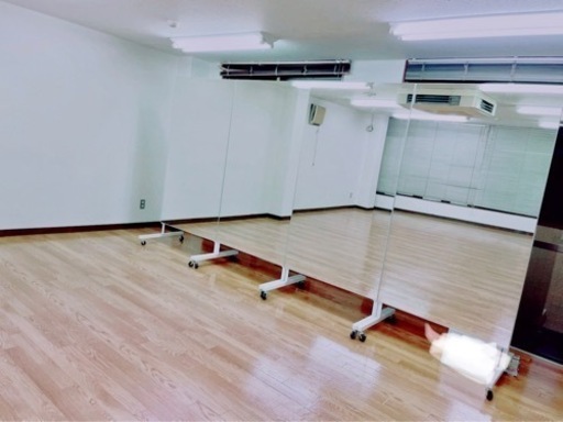 【12月のお引取日限定】移動式スポーツミラー・大型ダンス鏡