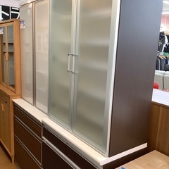 古賀家具　食器棚　ダークブラウン